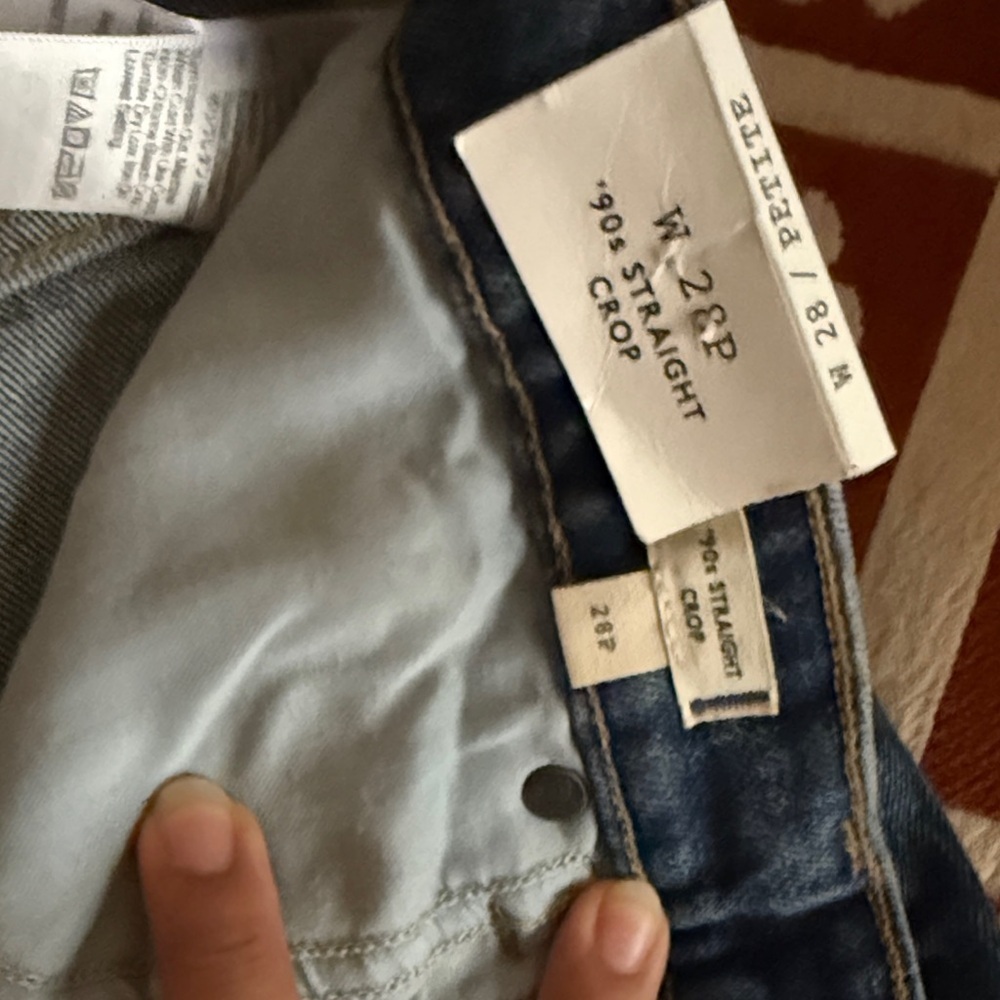 Madewell 90s Straight Crop - Picture 3 of 5